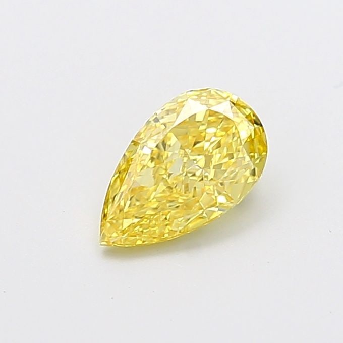 Loose Diamond - PEAR 1.03ct Fancy Vivid Yellow VVS2: Loose Diamond - PEAR 1.03ct Fancy Vivid Yellow VVS2 Source: This is a real non-mined Diamond that has been grown in a lab Shape: PEAR Carats: 1.03 Color: Fancy Vivid Yellow Certification: IGI Video:
