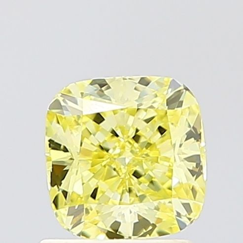 Loose Diamond - CUSHION BRILLIANT 1.07ct Fancy Intense Yellow VS1: Loose Diamond - CUSHION BRILLIANT 1.07ct Fancy Intense Yellow VS1 Source: This is a real non-mined Diamond that has been grown in a lab Shape: CUSHION BRILLIANT Carats: 1.07 Color: Fancy Intense Yello