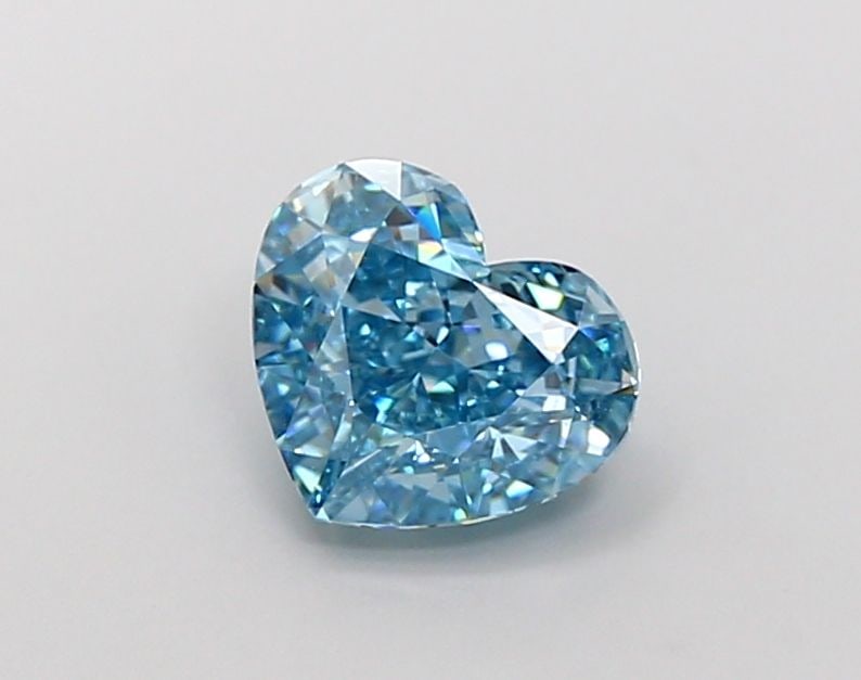 Loose Diamond - HEART 2.09ct Fancy Vivid Blue VS1: Loose Diamond - HEART 2.09ct Fancy Vivid Blue VS1 Source: This is a real non-mined Diamond that has been grown in a lab Shape: HEART Carats: 2.09 Color: Fancy Vivid Blue Certification: IGI Video:
