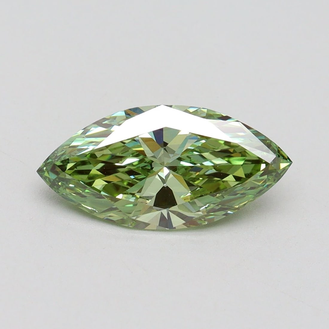 Loose Diamond - MARQUISE 1.5ct Fancy Vivid Green VS1: Loose Diamond - MARQUISE 1.5ct Fancy Vivid Green VS1 Source: This is a real non-mined Diamond that has been grown in a lab Shape: MARQUISE Carats: 1.5 Color: Fancy Vivid Green Certification: IGI Video