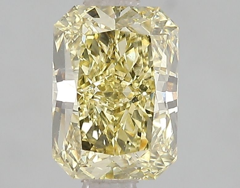 Loose Diamond - RADIANT 1.58ct Fancy Intense Yellow VS2: Loose Diamond - RADIANT 1.58ct Fancy Intense Yellow VS2 Source: This is a real non-mined Diamond that has been grown in a lab Shape: RADIANT Carats: 1.58 Color: Fancy Intense Yellow Certification: IGI