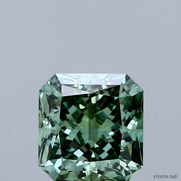 Loose Diamond - SQUARE RADIANT 1.0ct Fancy Vivid Green SI1: Loose Diamond - SQUARE RADIANT 1.0ct Fancy Vivid Green SI1 Source: This is a real non-mined Diamond that has been grown in a lab Shape: SQUARE RADIANT Carats: 1.0 Color: Fancy Vivid Green Certificatio