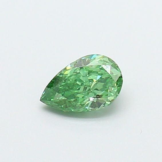 Loose Diamond - PEAR 0.31ct Fancy Vivid Green VS1: Loose Diamond - PEAR 0.31ct Fancy Vivid Green VS1 Source: This is a real non-mined Diamond that has been grown in a lab Shape: PEAR Carats: 0.31 Color: Fancy Vivid Green Certification: NONE Video: