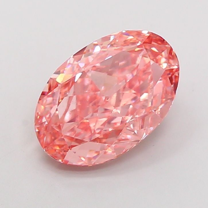Loose Diamond - OVAL 8.01ct Fancy Vivid Pink VS2: Loose Diamond - OVAL 8.01ct Fancy Vivid Pink VS2 Source: This is a real non-mined Diamond that has been grown in a lab Shape: OVAL Carats: 8.01 Color: Fancy Vivid Pink Certification: IGI Video: