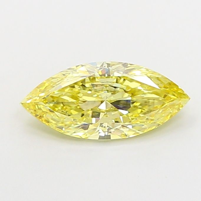 Loose Diamond - MARQUISE 1.08ct Fancy Intense Yellow VS2: Loose Diamond - MARQUISE 1.08ct Fancy Intense Yellow VS2 Source: This is a real non-mined Diamond that has been grown in a lab Shape: MARQUISE Carats: 1.08 Color: Fancy Intense Yellow Certification: I