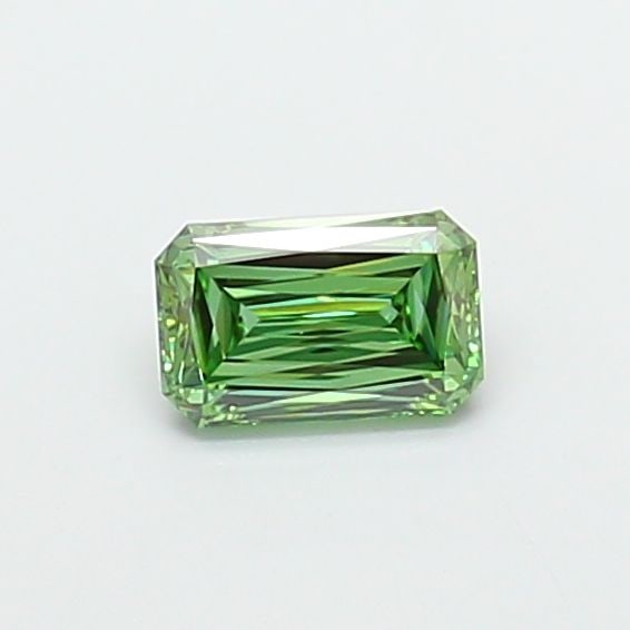 Loose Diamond - RADIANT 1.26ct Fancy Vivid Green VS1: Loose Diamond - RADIANT 1.26ct Fancy Vivid Green VS1 Source: This is a real non-mined Diamond that has been grown in a lab Shape: RADIANT Carats: 1.26 Color: Fancy Vivid Green Certification: IGI Video