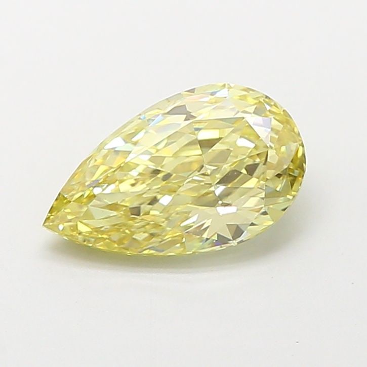 Loose Diamond - PEAR 1.31ct Fancy Yellow VVS2: Loose Diamond - PEAR 1.31ct Fancy Yellow VVS2 Source: This is a real non-mined Diamond that has been grown in a lab Shape: PEAR Carats: 1.31 Color: Fancy Yellow Certification: IGI Video:
