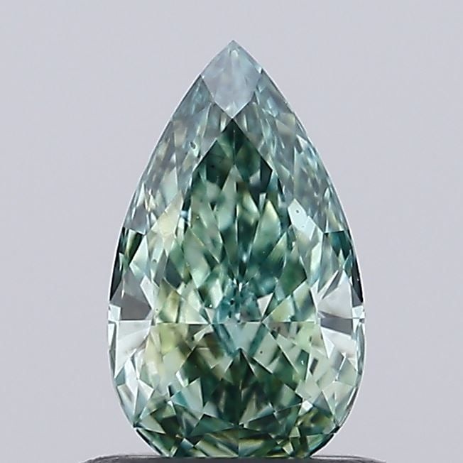 Loose Diamond - PEAR 0.33ct Fancy Vivid Green VS2: Loose Diamond - PEAR 0.33ct Fancy Vivid Green VS2 Source: This is a real non-mined Diamond that has been grown in a lab Shape: PEAR Carats: 0.33 Color: Fancy Vivid Green Certification: NONE Video: