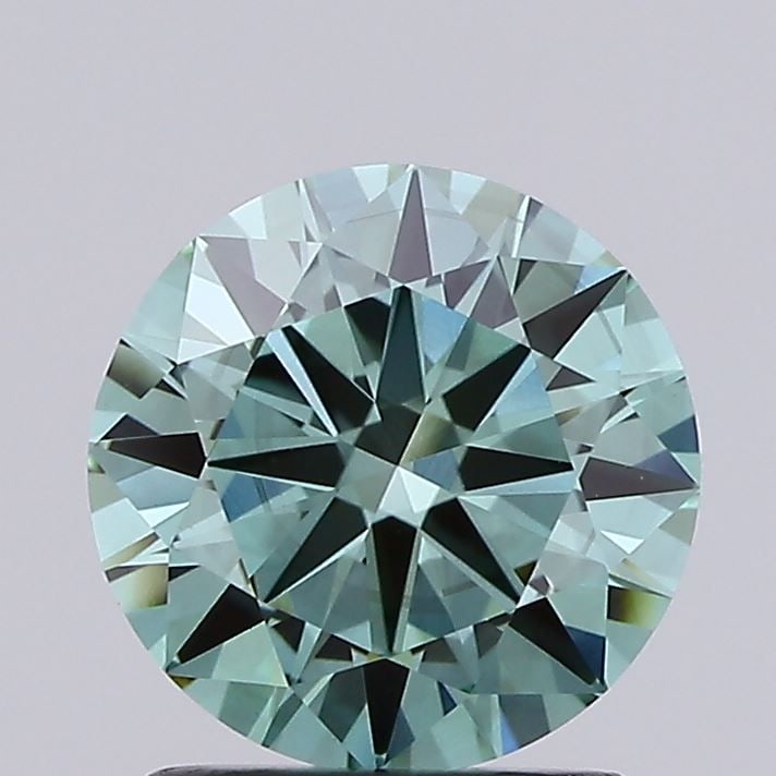 Loose Diamond - ROUND 1.51ct Fancy Vivid Green VS1: Loose Diamond - ROUND 1.51ct Fancy Vivid Green VS1 Source: This is a real non-mined Diamond that has been grown in a lab Shape: ROUND Carats: 1.51 Color: Fancy Vivid Green Certification: IGI Video: