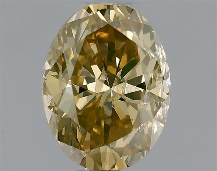 Loose Diamond - OVAL 0.56ct Fancy Brownish Yellow: Loose Diamond - OVAL 0.56ct Fancy Brownish Yellow Source: Natural Shape: OVAL Carats: 0.56 Color: Fancy Brownish Yellow Certification: GIA Video: