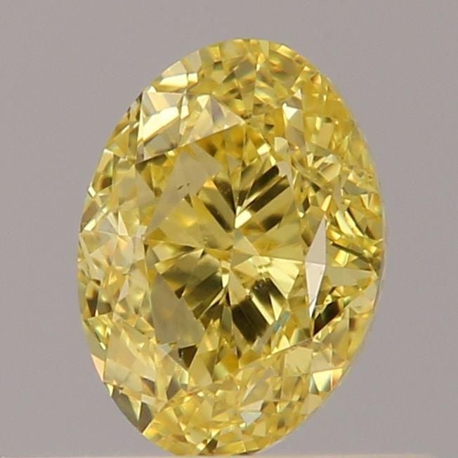 Loose Diamond - OVAL 0.5ct Fancy Intense Yellow VS2: Loose Diamond - OVAL 0.5ct Fancy Intense Yellow VS2 Source: Natural Shape: OVAL Carats: 0.5 Color: Fancy Intense Yellow Certification: GIA Video: