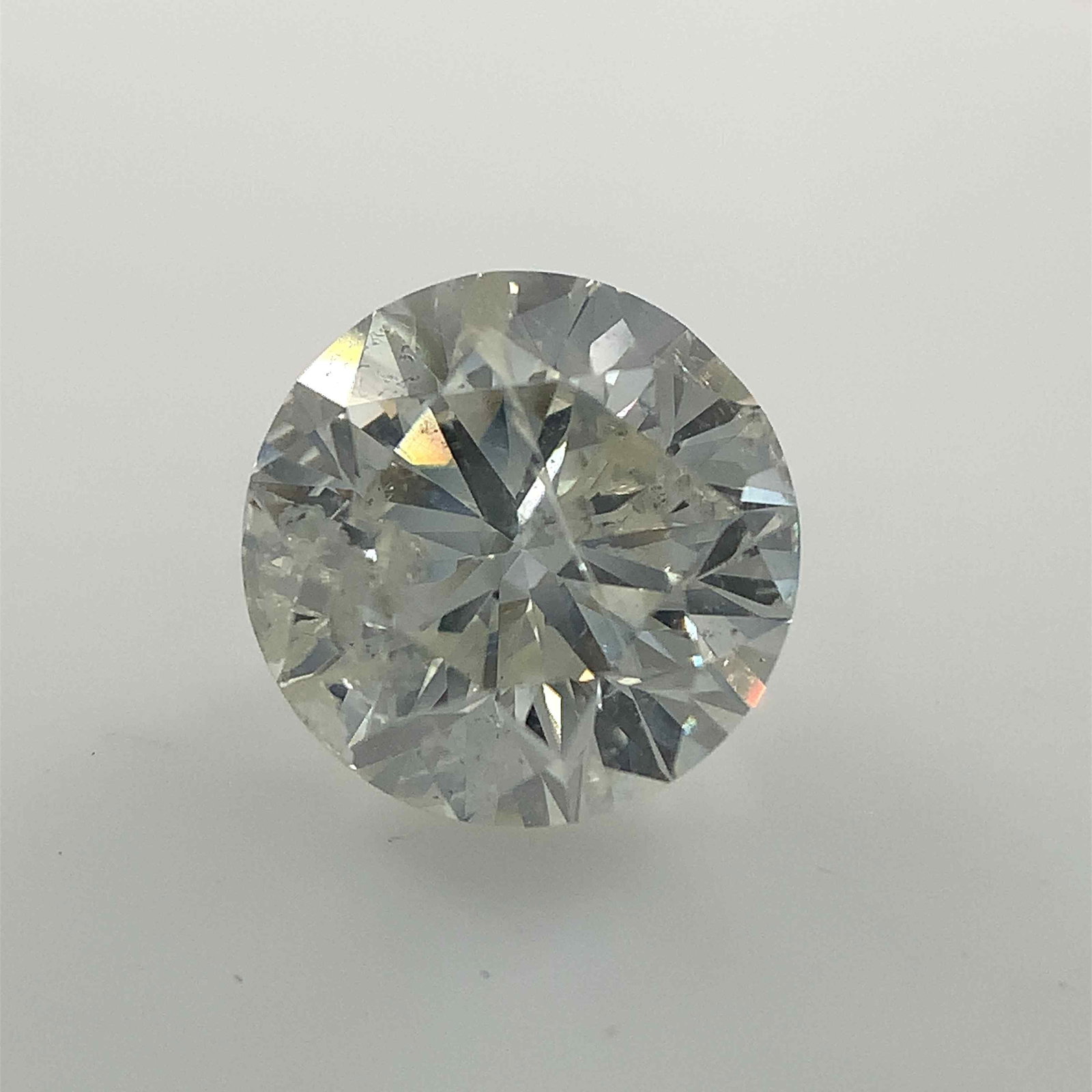Loose Diamond - ROUND 1.91ct I I1: Loose Diamond - ROUND 1.91ct I I1 Source: Natural Shape: ROUND Carats: 1.91 Color: I Clarity: I1 Certification: NONE Video:
