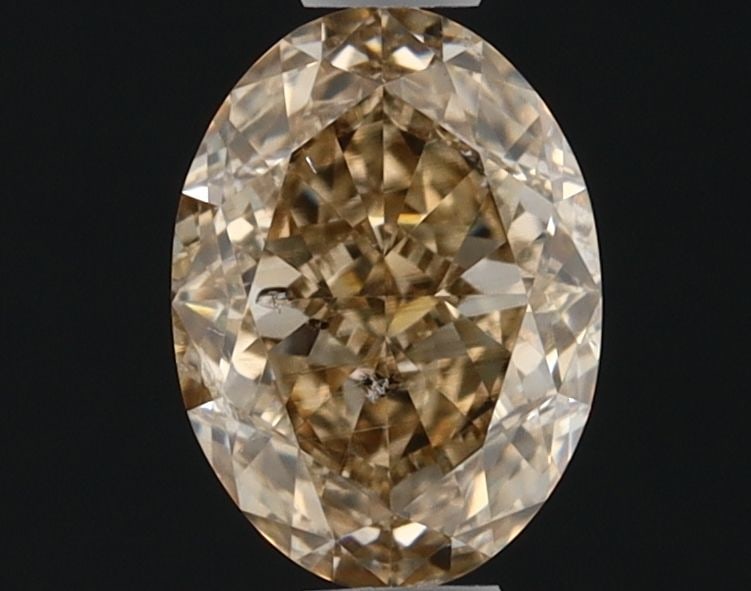 Loose Diamond - OVAL 1.03ct Fancy Brownish Brown Yellow SI2: Loose Diamond - OVAL 1.03ct Fancy Brownish Brown Yellow SI2 Source: Natural Shape: OVAL Carats: 1.03 Color: Fancy Brownish Brown Yellow Certification: GIA Video: