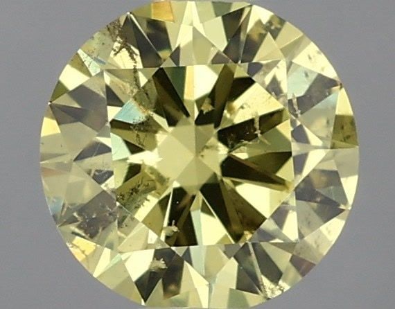 Loose Diamond - ROUND 0.72ct Fancy Intense Yellow SI2: Loose Diamond - ROUND 0.72ct Fancy Intense Yellow SI2 Source: Natural Shape: ROUND Carats: 0.72 Color: Fancy Intense Yellow Certification: GIA Video: