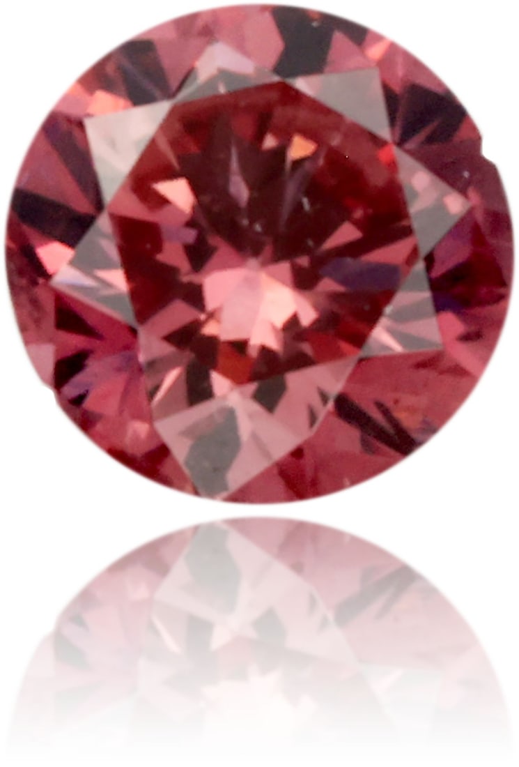 Loose Diamond - ROUND 0.12ct Fancy Deep Pink I1: Loose Diamond - ROUND 0.12ct Fancy Deep Pink I1 Source: Natural Shape: ROUND Carats: 0.12 Color: Fancy Deep Pink Certification: GIA Video: