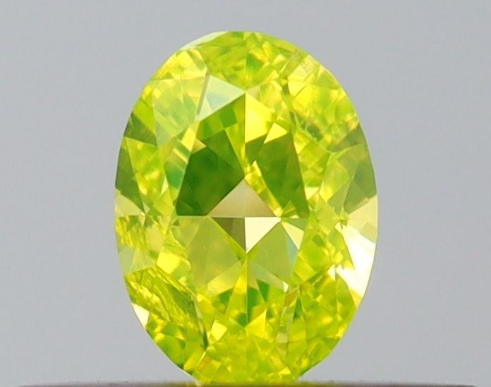 Loose Diamond - OVAL 0.25ct Fancy Vivid Greenish Yellow VS1: Loose Diamond - OVAL 0.25ct Fancy Vivid Greenish Yellow VS1 Source: Natural Shape: OVAL Carats: 0.25 Color: Fancy Vivid Greenish Yellow Certification: GIA Video: