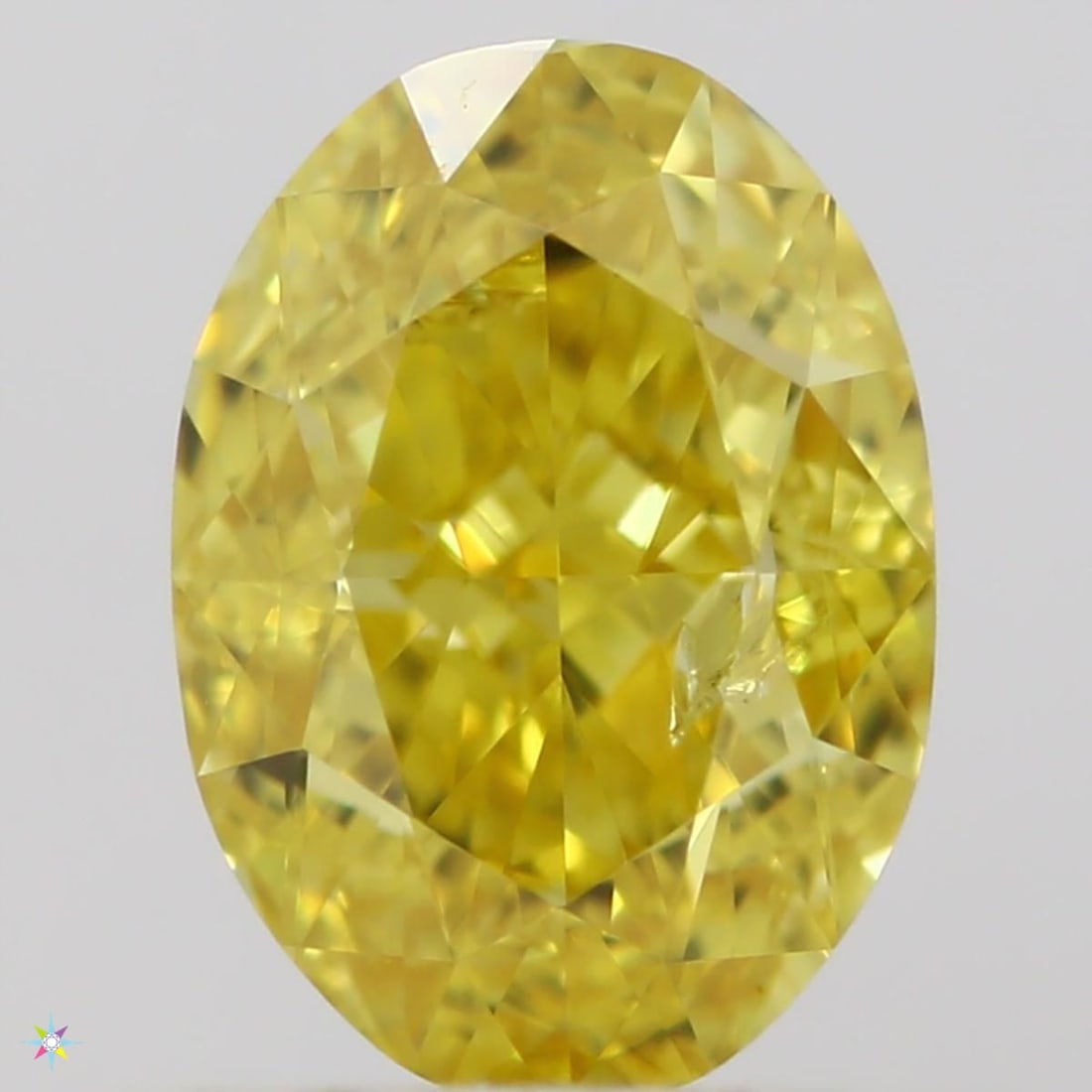 Loose Diamond - OVAL 0.64ct Fancy Vivid Yellow I1: Loose Diamond - OVAL 0.64ct Fancy Vivid Yellow I1 Source: Natural Shape: OVAL Carats: 0.64 Color: Fancy Vivid Yellow Certification: GIA Video: