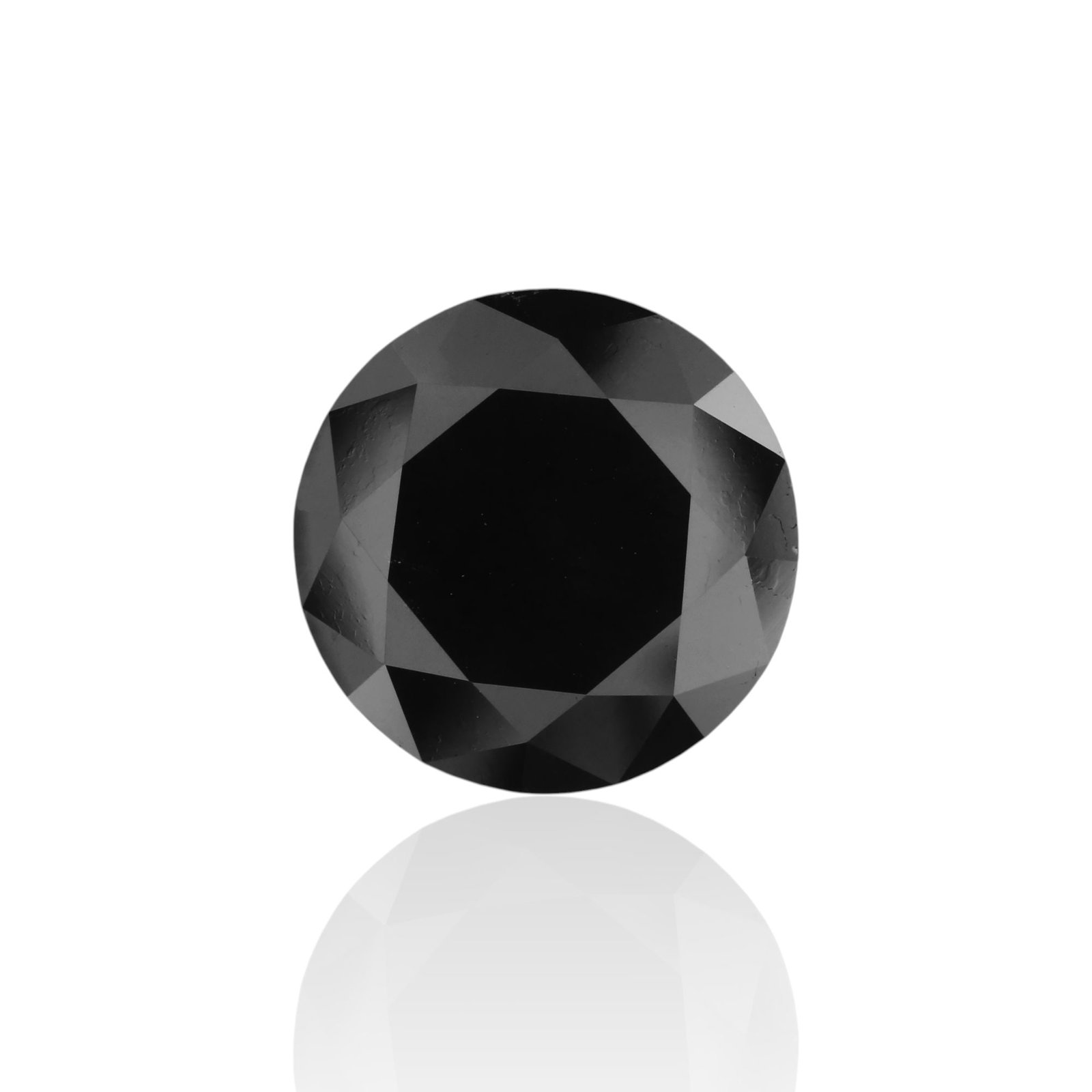 Loose Diamond - ROUND 8.22ct Fancy Black VVS2: Loose Diamond - ROUND 8.22ct Fancy Black VVS2 Source: Natural Shape: ROUND Carats: 8.22 Color: Fancy Black Certification: GIA Video: