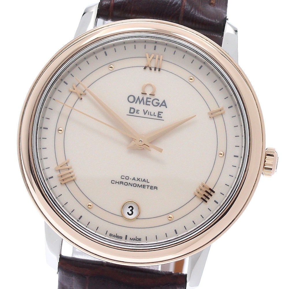 OMEGA De Ville Prestige automatic wristwatch ref 424.23.37.20.09.001 date (1 of 6)