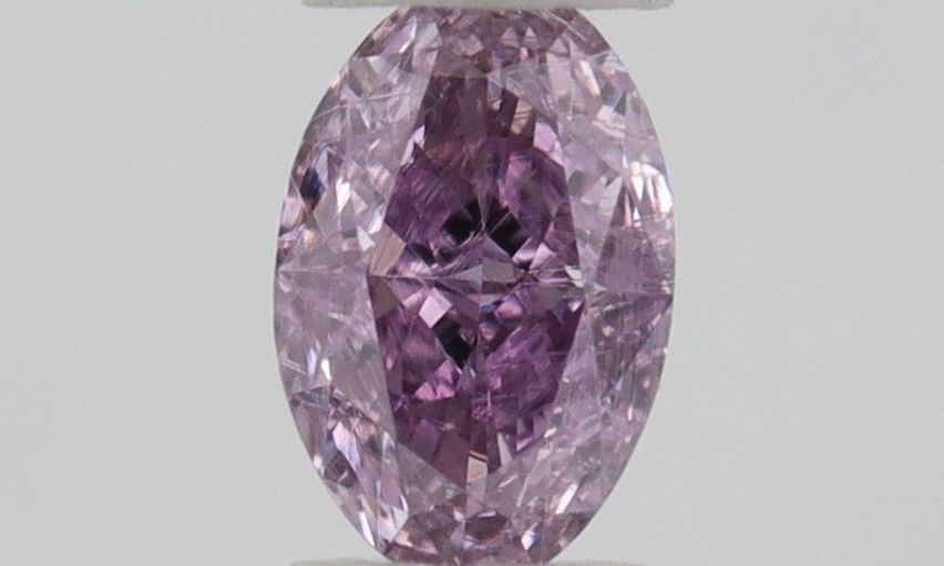 Loose Diamond - OVAL 0.09ct Fancy Intense Purple Pink (1 of 1)