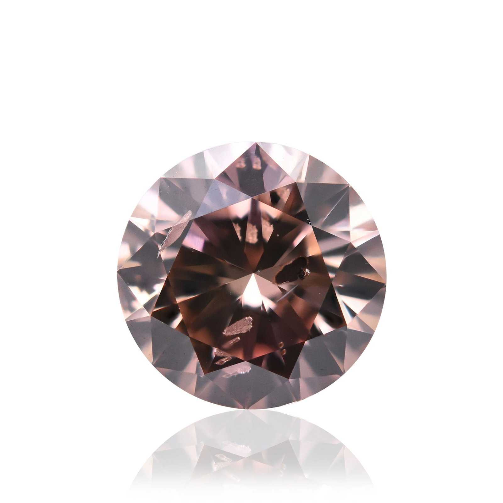 Loose Diamond - ROUND 1.01ct Fancy Brown Pink (1 of 1)