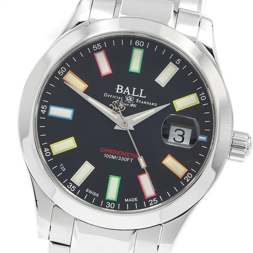 BALLWATCH Engineer III Marvelite Rainbow Automatic Date Watch NM2026C-S33CJ-BK (1 of 7)