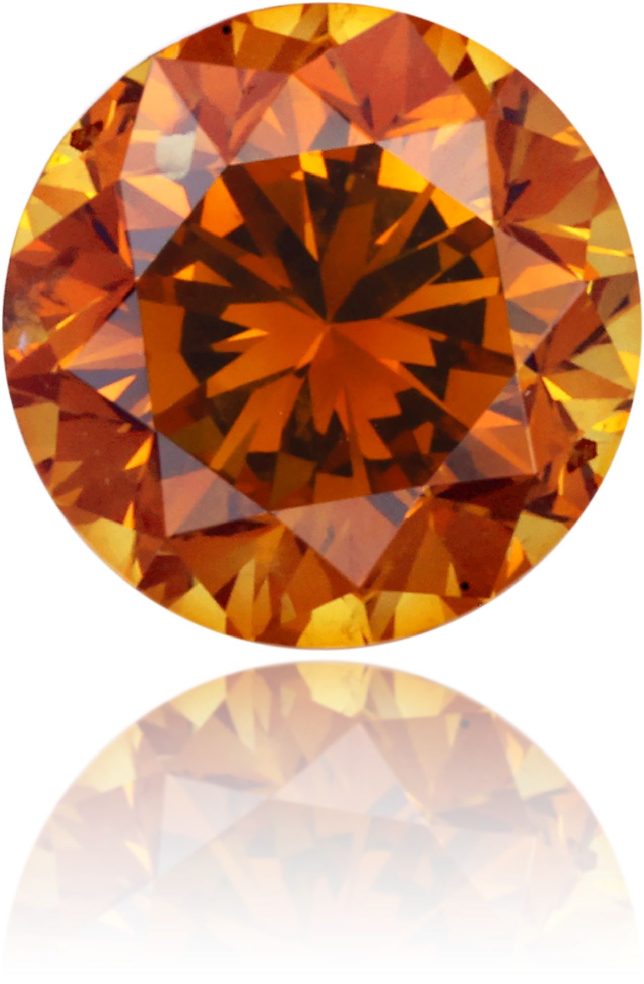 Loose Diamond - ROUND 1.29ct Fancy Deep Brownish Yellowish Orange I1: Loose Diamond - ROUND 1.29ct Fancy Deep Brownish Yellowish Orange I1 Source: Natural Shape: ROUND Carats: 1.29 Color: Fancy Deep Brownish Yellowish Orange Certification: GIA Video:
