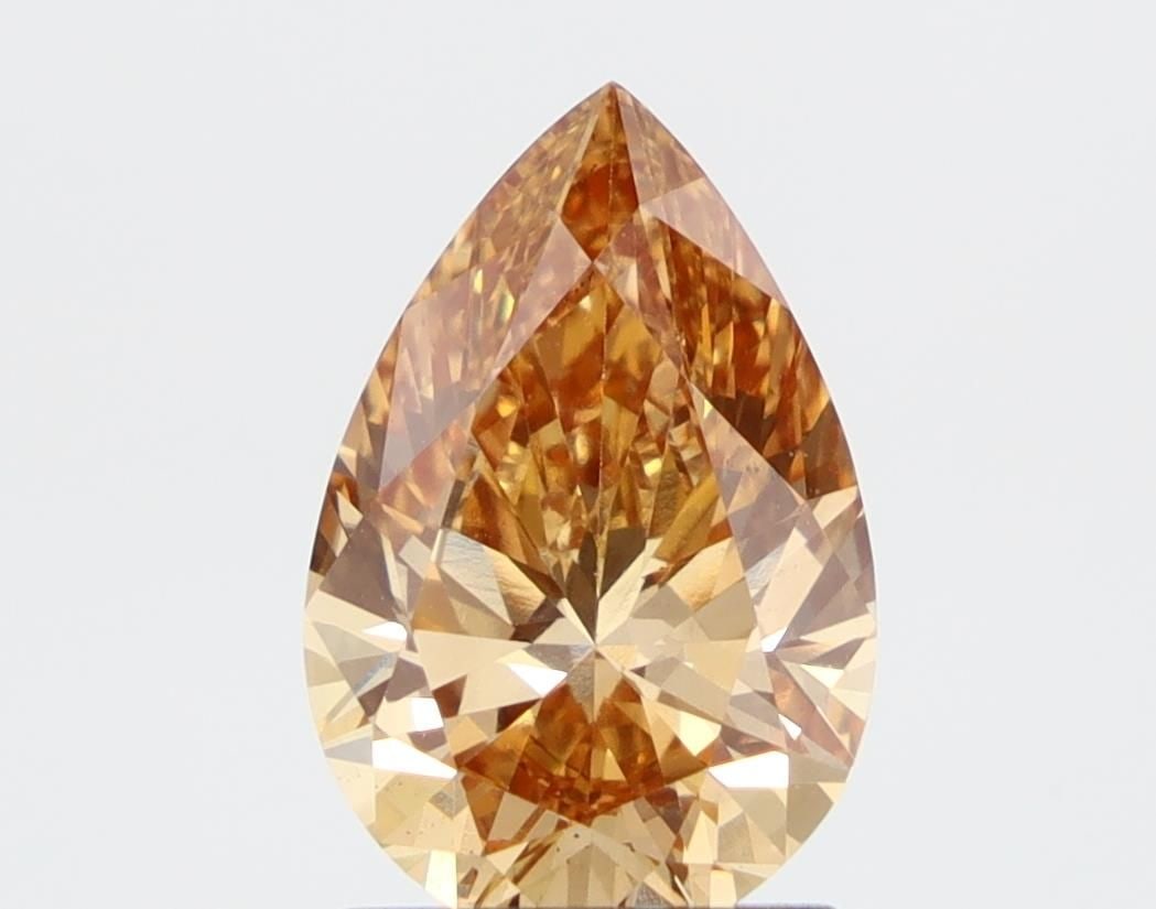 Loose Diamond - PEAR 1.65ct Fancy Brown VS2: Loose Diamond - PEAR 1.65ct Fancy Brown VS2 Source: This is a real non-mined Diamond that has been grown in a lab Shape: PEAR Carats: 1.65 Color: Fancy Brown Certification: NONE Video: