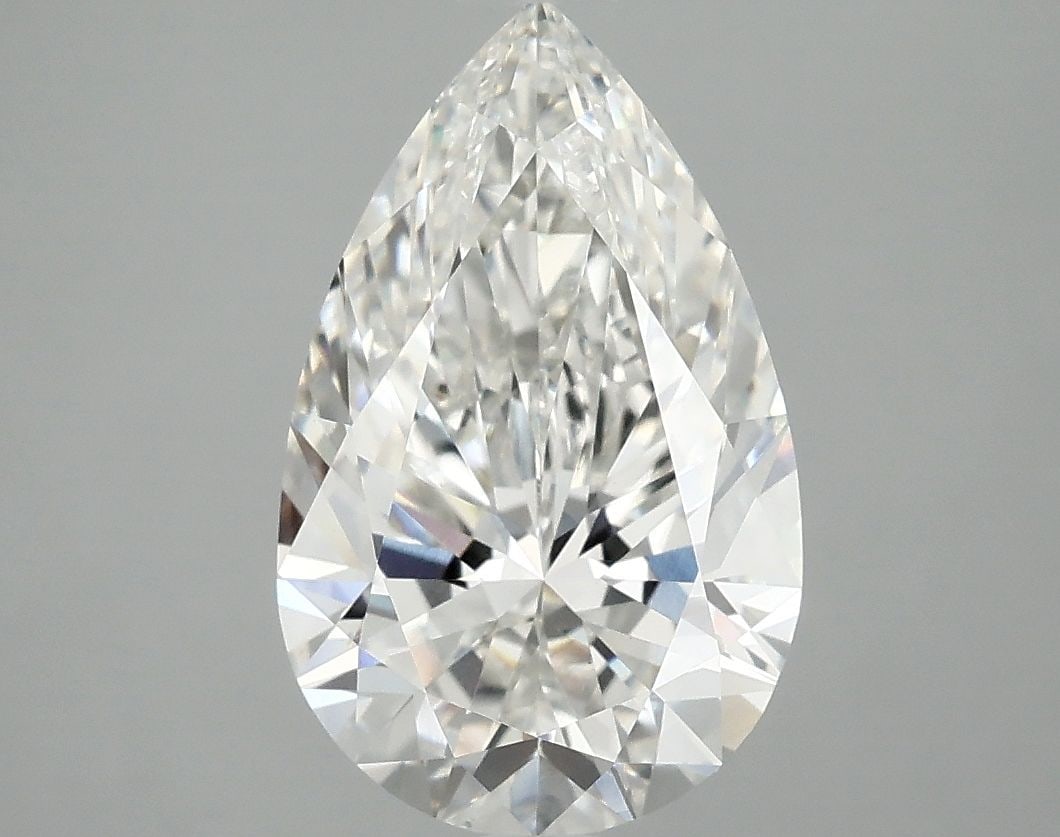 Loose Diamond - PEAR 2.86ct F VVS2: Loose Diamond - PEAR 2.86ct F VVS2 Source: This is a real non-mined Diamond that has been grown in a lab Shape: PEAR Carats: 2.86 Color: F Clarity: VVS2 Certification: IGI Video: