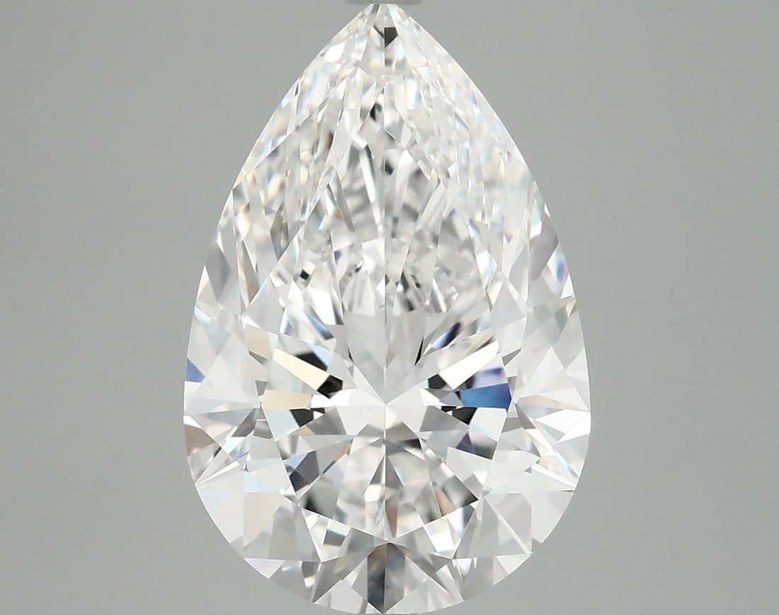 Loose Diamond - PEAR 5.08ct E VVS2: Loose Diamond - PEAR 5.08ct E VVS2 Source: This is a real non-mined Diamond that has been grown in a lab Shape: PEAR Carats: 5.08 Color: E Clarity: VVS2 Certification: IGI Video: