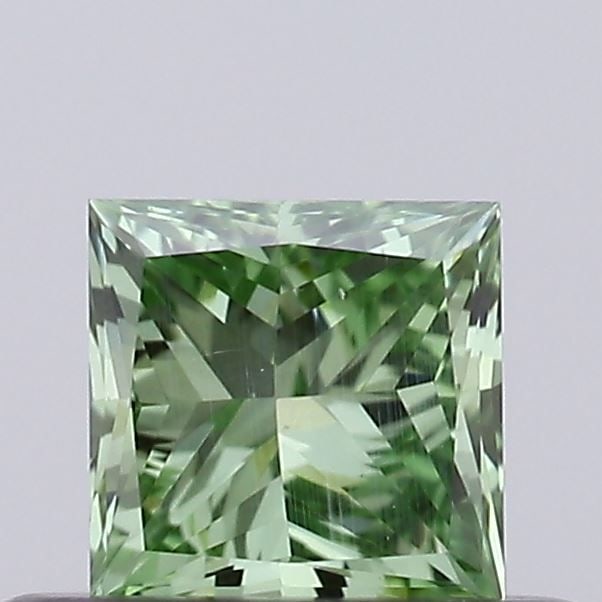 Loose Diamond - PRINCESS 0.31ct Fancy Vivid Green VS1: Loose Diamond - PRINCESS 0.31ct Fancy Vivid Green VS1 Source: This is a real non-mined Diamond that has been grown in a lab Shape: PRINCESS Carats: 0.31 Color: Fancy Vivid Green Certification: IGI Vid