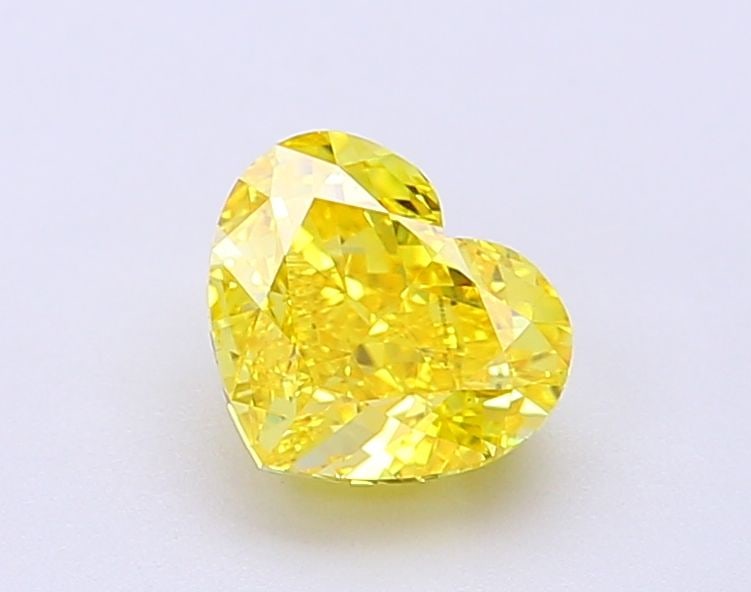 Loose Diamond - HEART 1.18ct Fancy Vivid Yellow VS1: Loose Diamond - HEART 1.18ct Fancy Vivid Yellow VS1 Source: This is a real non-mined Diamond that has been grown in a lab Shape: HEART Carats: 1.18 Color: Fancy Vivid Yellow Certification: IGI Video: