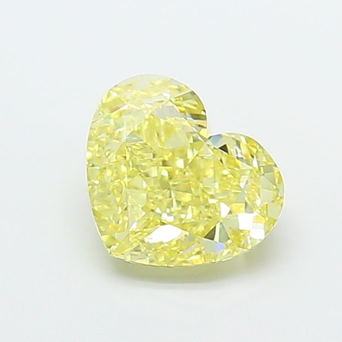 Loose Diamond - HEART 2.57ct Fancy Intense Yellow VS1: Loose Diamond - HEART 2.57ct Fancy Intense Yellow VS1 Source: This is a real non-mined Diamond that has been grown in a lab Shape: HEART Carats: 2.57 Color: Fancy Intense Yellow Certification: IGI Vid