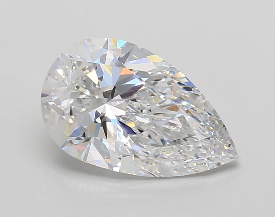 Loose Diamond - PEAR 2.53ct E VVS2: Loose Diamond - PEAR 2.53ct E VVS2 Source: This is a real non-mined Diamond that has been grown in a lab Shape: PEAR Carats: 2.53 Color: E Clarity: VVS2 Certification: IGI Video: