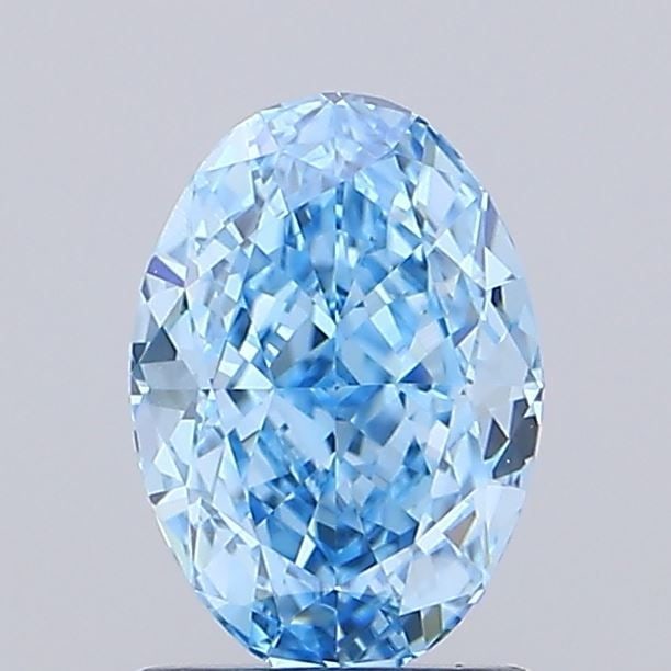 Loose Diamond - OVAL 1.33ct Fancy Vivid Blue VS1: Loose Diamond - OVAL 1.33ct Fancy Vivid Blue VS1 Source: This is a real non-mined Diamond that has been grown in a lab Shape: OVAL Carats: 1.33 Color: Fancy Vivid Blue Certification: IGI Video: Video