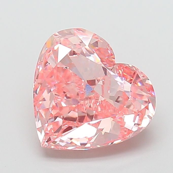 Loose Diamond - HEART 5.0ct Fancy Vivid Pink SI1: Loose Diamond - HEART 5.0ct Fancy Vivid Pink SI1 Source: This is a real non-mined Diamond that has been grown in a lab Shape: HEART Carats: 5.0 Color: Fancy Vivid Pink Certification: IGI Video: