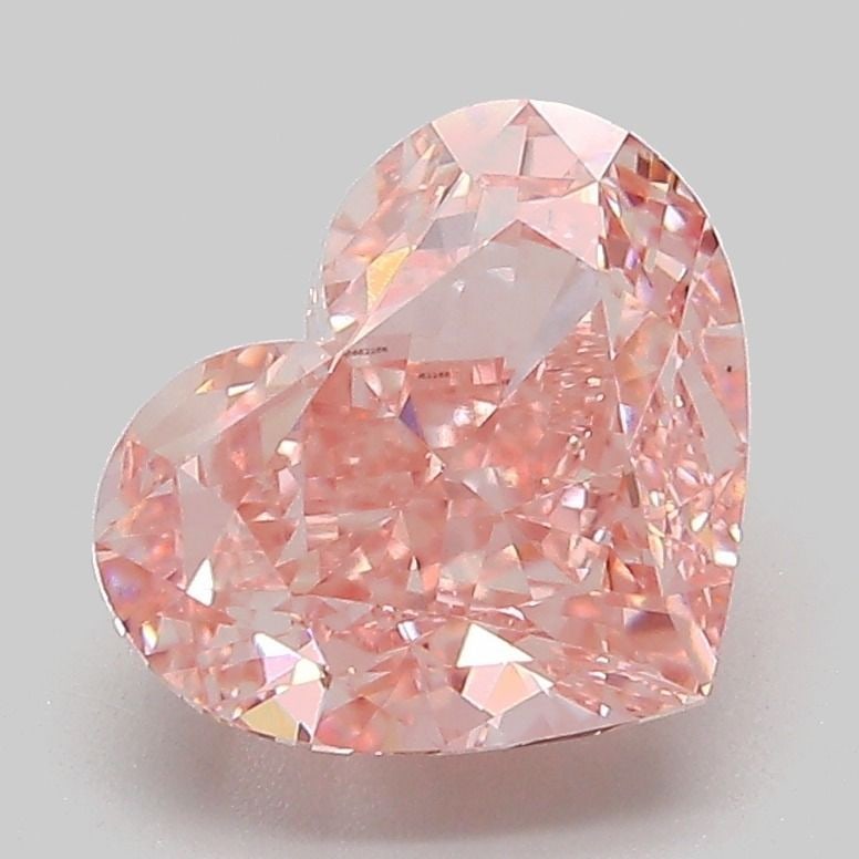 Loose Diamond - HEART 2.99ct Fancy Vivid Pink VS1: Loose Diamond - HEART 2.99ct Fancy Vivid Pink VS1 Source: This is a real non-mined Diamond that has been grown in a lab Shape: HEART Carats: 2.99 Color: Fancy Vivid Pink Certification: IGI Video: