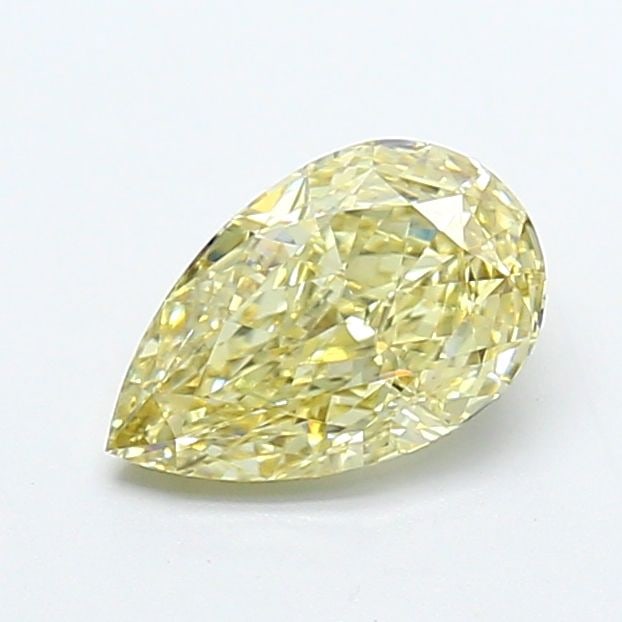 Loose Diamond - PEAR 1.03ct Fancy Light Yellow VS1: Loose Diamond - PEAR 1.03ct Fancy Light Yellow VS1 Source: This is a real non-mined Diamond that has been grown in a lab Shape: PEAR Carats: 1.03 Color: Fancy Light Yellow Certification: IGI Video: