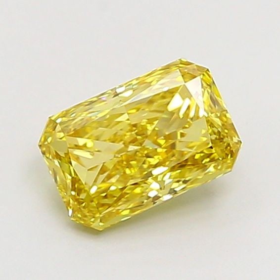 Loose Diamond - RADIANT 1.05ct Fancy Vivid Yellow VVS2: Loose Diamond - RADIANT 1.05ct Fancy Vivid Yellow VVS2 Source: This is a real non-mined Diamond that has been grown in a lab Shape: RADIANT Carats: 1.05 Color: Fancy Vivid Yellow Certification: IGI Vi