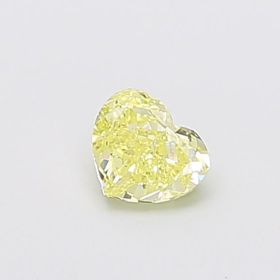Loose Diamond - HEART 0.51ct Fancy Yellow VVS2: Loose Diamond - HEART 0.51ct Fancy Yellow VVS2 Source: This is a real non-mined Diamond that has been grown in a lab Shape: HEART Carats: 0.51 Color: Fancy Yellow Certification: IGI Video: