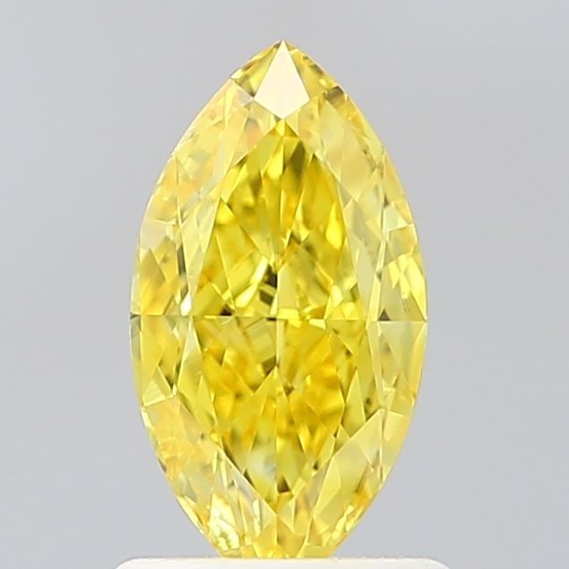Loose Diamond - MARQUISE 1.0ct Fancy Vivid Yellow VS1: Loose Diamond - MARQUISE 1.0ct Fancy Vivid Yellow VS1 Source: This is a real non-mined Diamond that has been grown in a lab Shape: MARQUISE Carats: 1.0 Color: Fancy Vivid Yellow Certification: IGI Vid