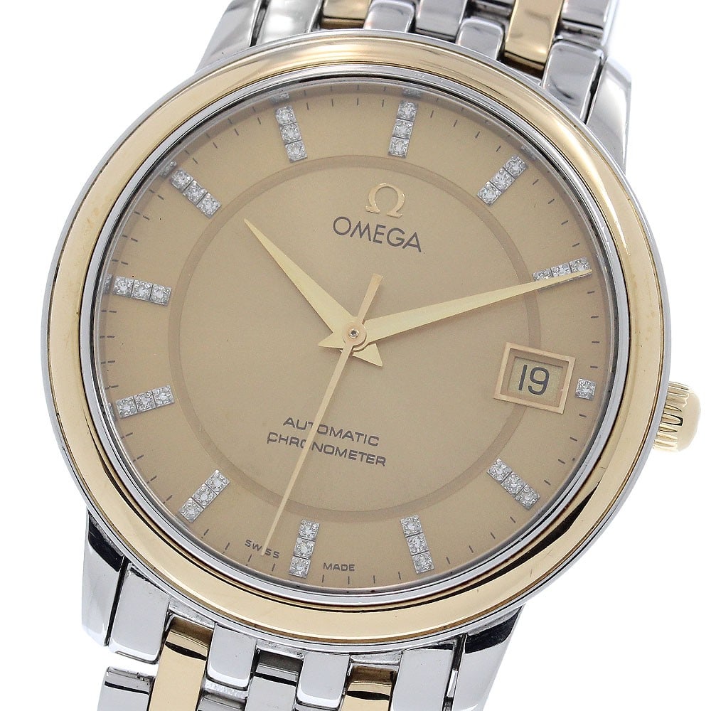Omega De Ville Prestige Chronometer 4300.15 Automatic Date Watch: Omega De Ville Prestige Chronometer 4300.15 Automatic Date Watch OMEGA De Ville Prestige Chronometer wristwatch with automatic movement, date display, and diamond index dial. This men's watch features