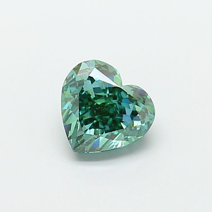 Loose Diamond - HEART 1.5ct Fancy Vivid Green VS1: Loose Diamond - HEART 1.5ct Fancy Vivid Green VS1 Source: This is a real non-mined Diamond that has been grown in a lab Shape: HEART Carats: 1.5 Color: Fancy Vivid Green Certification: IGI Video: