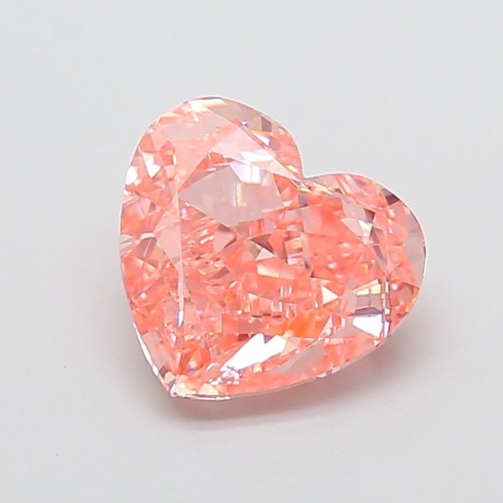 Loose Diamond - HEART 2.55ct Fancy Vivid Pink VVS2: Loose Diamond - HEART 2.55ct Fancy Vivid Pink VVS2 Source: This is a real non-mined Diamond that has been grown in a lab Shape: HEART Carats: 2.55 Color: Fancy Vivid Pink Certification: IGI Video: