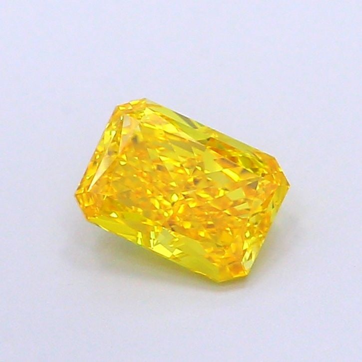 Loose Diamond - RADIANT 1.04ct Fancy Vivid Yellow VVS1: Loose Diamond - RADIANT 1.04ct Fancy Vivid Yellow VVS1 Source: This is a real non-mined Diamond that has been grown in a lab Shape: RADIANT Carats: 1.04 Color: Fancy Vivid Yellow Certification: IGI Vi