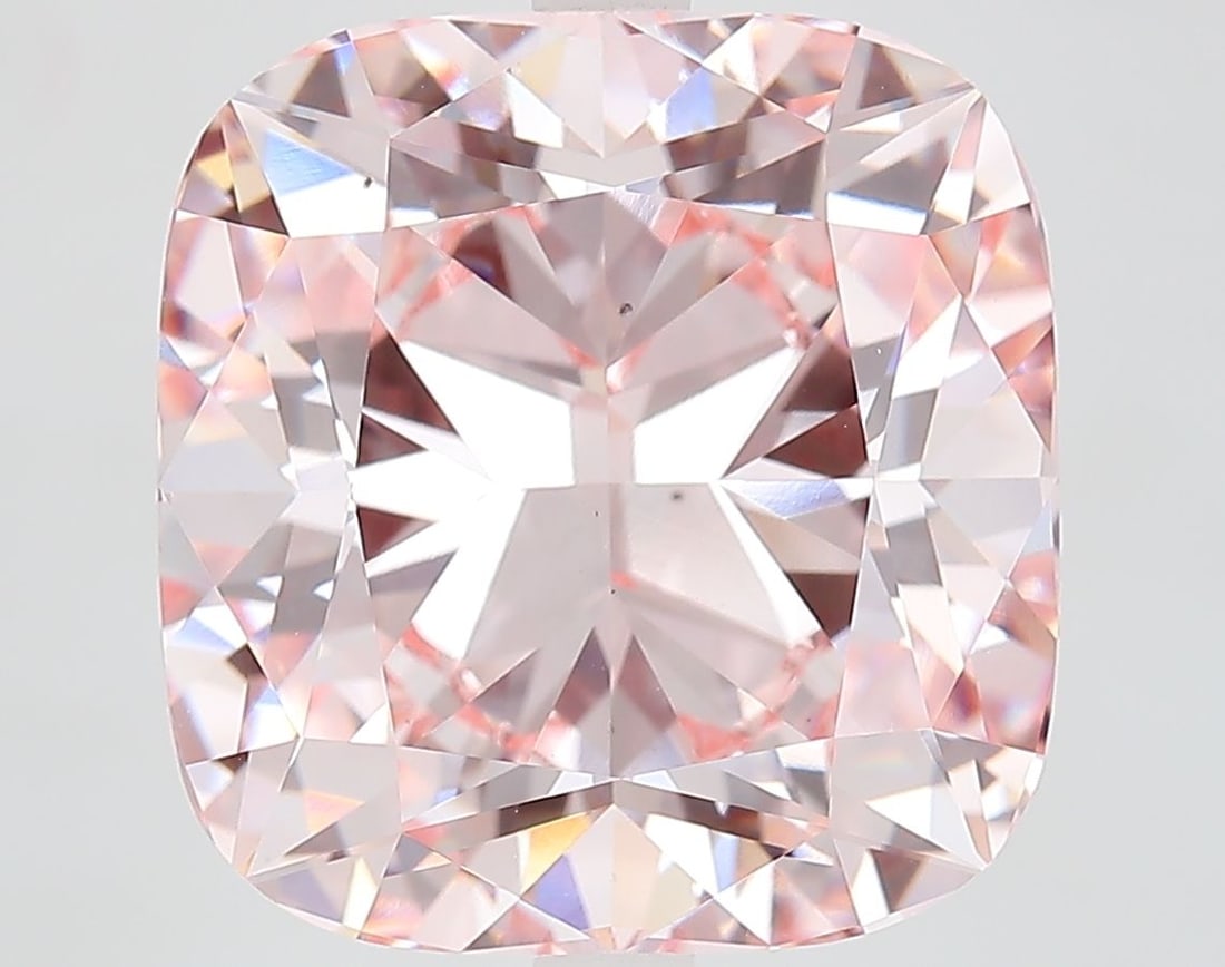 Loose Diamond - CUSHION MODIFIED 10.27ct Fancy Intense Pink VS1: Loose Diamond - CUSHION MODIFIED 10.27ct Fancy Intense Pink VS1 Source: This is a real non-mined Diamond that has been grown in a lab Shape: CUSHION MODIFIED Carats: 10.27 Color: Fancy Intense Pink