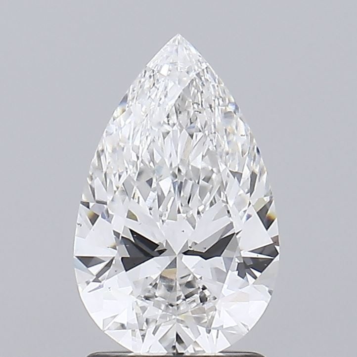 Loose Diamond - PEAR 1.6ct E VS2: Loose Diamond - PEAR 1.6ct E VS2 Source: This is a real non-mined Diamond that has been grown in a lab Shape: PEAR Carats: 1.6 Color: E Clarity: VS2 Certification: IGI Video: Video Link The Diamond
