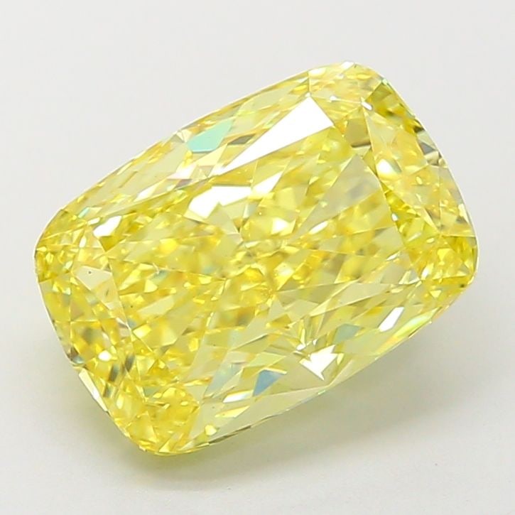 Loose Diamond - CUSHION MODIFIED 4.0ct Fancy Intense Yellow VS2: Loose Diamond - CUSHION MODIFIED 4.0ct Fancy Intense Yellow VS2 Source: This is a real non-mined Diamond that has been grown in a lab Shape: CUSHION MODIFIED Carats: 4.0 Color: Fancy Intense Yellow Ce