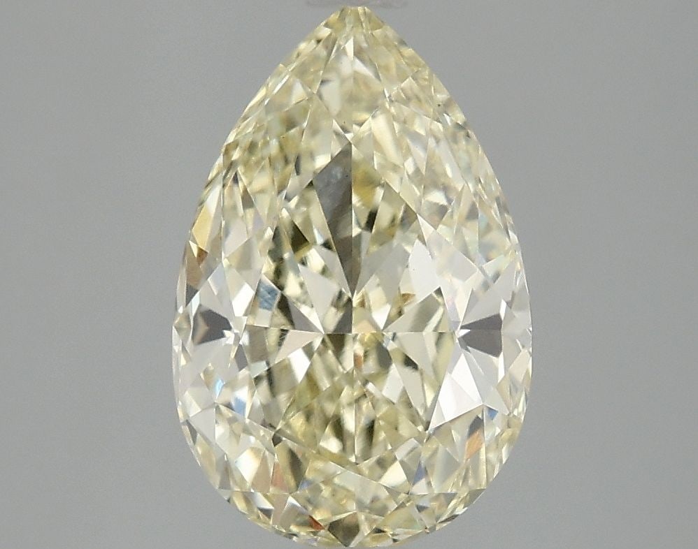 Loose Diamond - PEAR 3.08ct Fancy Yellow VS1: Loose Diamond - PEAR 3.08ct Fancy Yellow VS1 Source: This is a real non-mined Diamond that has been grown in a lab Shape: PEAR Carats: 3.08 Color: Fancy Yellow Certification: IGI Video: