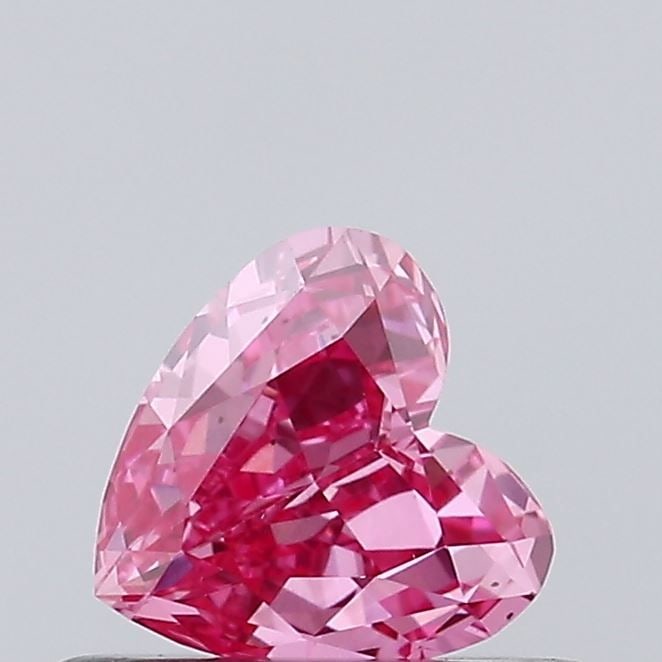 Loose Diamond - HEART 0.37ct Fancy Vivid Pink VS2: Loose Diamond - HEART 0.37ct Fancy Vivid Pink VS2 Source: This is a real non-mined Diamond that has been grown in a lab Shape: HEART Carats: 0.37 Color: Fancy Vivid Pink Certification: IGI Video: